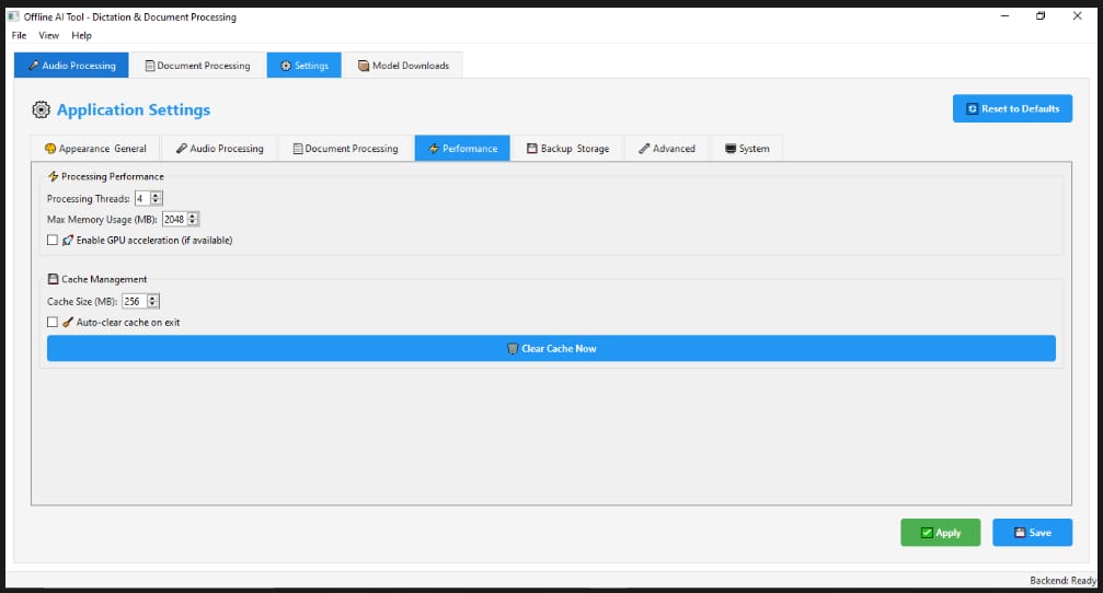Audio Processing Tool screenshot 3